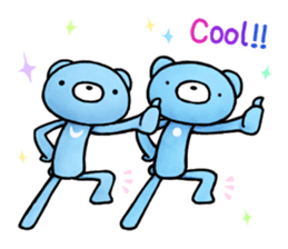 English stickers of the blue bears sticker #11833685
