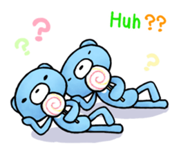 English stickers of the blue bears sticker #11833687