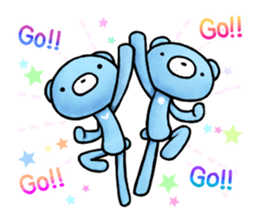 English stickers of the blue bears sticker #11833691