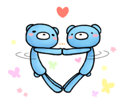 English stickers of the blue bears sticker #11833704