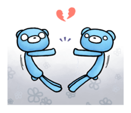 English stickers of the blue bears sticker #11833705