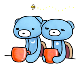 English stickers of the blue bears sticker #11833707