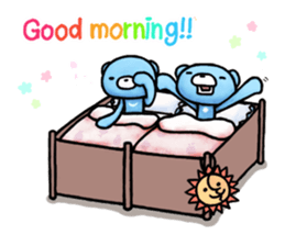 English stickers of the blue bears sticker #11833708