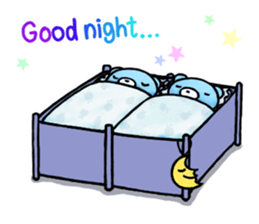 English stickers of the blue bears sticker #11833709