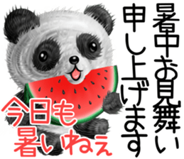 mohu panda summer sticker #11835588