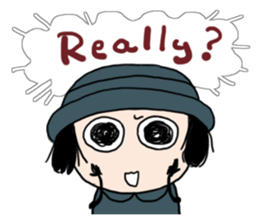 HITOKOTO-san(E) sticker #11835595