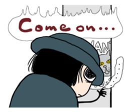 HITOKOTO-san(E) sticker #11835615