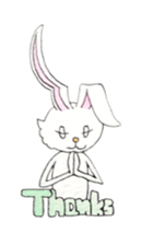 Surfin Rabbit and Wolf sticker #11836112