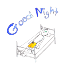 Surfin Rabbit and Wolf sticker #11836123