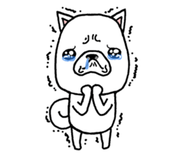 It is a dog willingly3 sticker #11836217