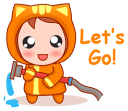 Firefigher baby 2 sticker #11836444