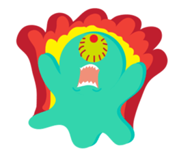 Couple Cute Monsty sticker #11836501