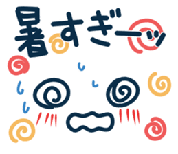 Uplifting words 13 (emoticon-summer) sticker #11837033