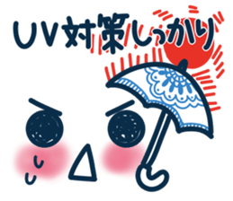 Uplifting words 13 (emoticon-summer) sticker #11837063