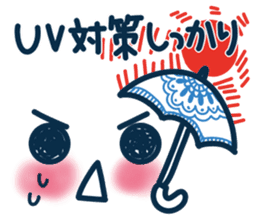 Uplifting words 13 (emoticon-summer) sticker #11837063