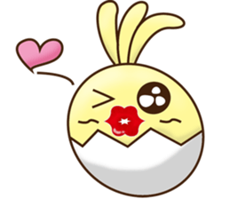 Comfortably chicken sticker #11837137