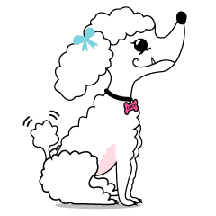 "LUCY the Crooked Jaw Poodle"