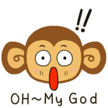 Lazy Lazy Monkey (New) sticker #11837874