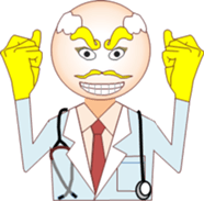 Dr. X and nurse M sticker #11838076