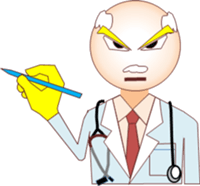 Dr. X and nurse M sticker #11838086