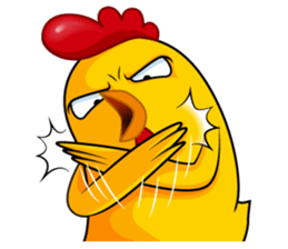 hot temper chick-4 sticker #11838182