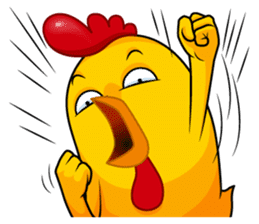 hot temper chick-4 sticker #11838183