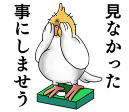 Creatures such as the cockatiel 5 sticker #11838553