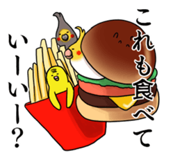 Creatures such as the cockatiel 5 sticker #11838557