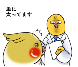 Creatures such as the cockatiel 5 sticker #11838565