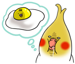 Creatures such as the cockatiel 5 sticker #11838584