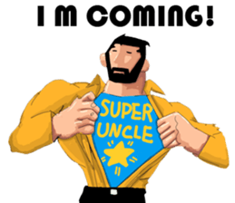 Beard Uncle 4 sticker #11838671