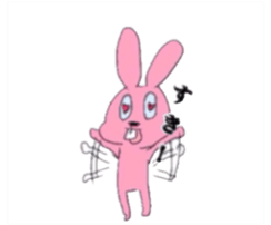 Overbite rabbit kun sticker #11838991