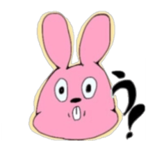 Overbite rabbit kun sticker #11839002