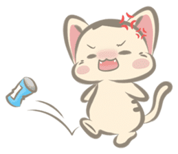 Lazy meowww 2 (English ver) sticker #11839189