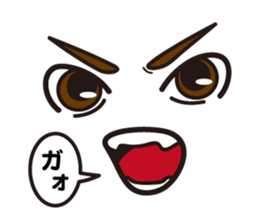 4 Faces Sticker sticker #11839370