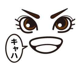 4 Faces Sticker sticker #11839373