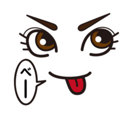 4 Faces Sticker sticker #11839385