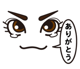 4 Faces Sticker sticker #11839389