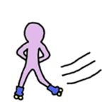 Rainbow human sticker #11840765