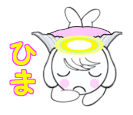 Angel dog. sticker #11840982