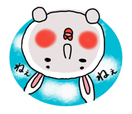 MARO rabbit again sticker #11841490