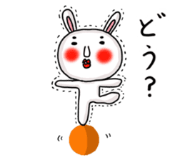 MARO rabbit again sticker #11841494