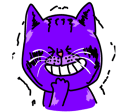 Cat Purple Cat sticker #11842130