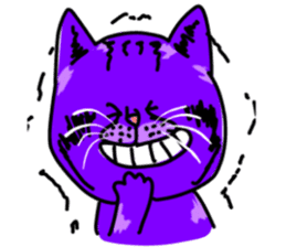 Cat Purple Cat sticker #11842130