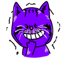 Cat Purple Cat sticker #11842130