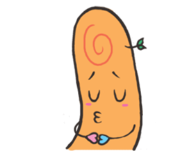 puppet and forefinger sticker #11843053