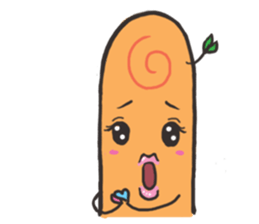 puppet and forefinger sticker #11843063