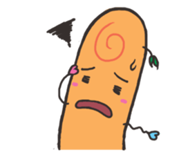 puppet and forefinger sticker #11843069