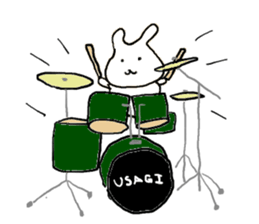 Rabbit of the bandsman sticker #11843473