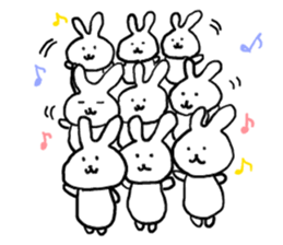 Rabbit of the bandsman sticker #11843478